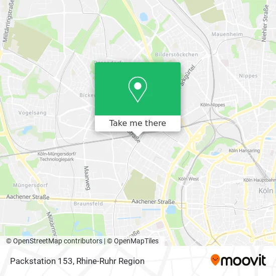 Карта Packstation 153
