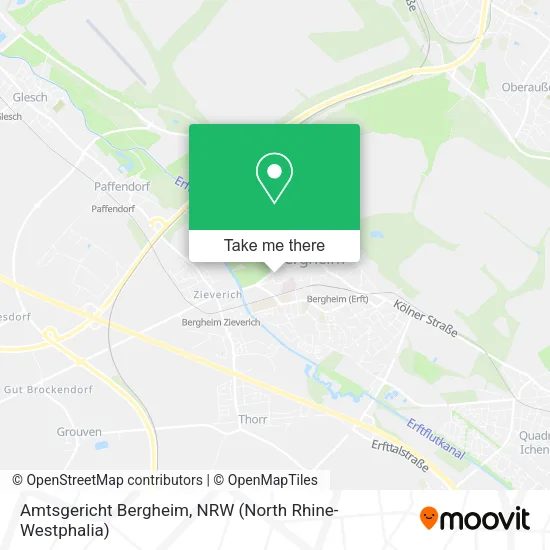 Карта Amtsgericht Bergheim