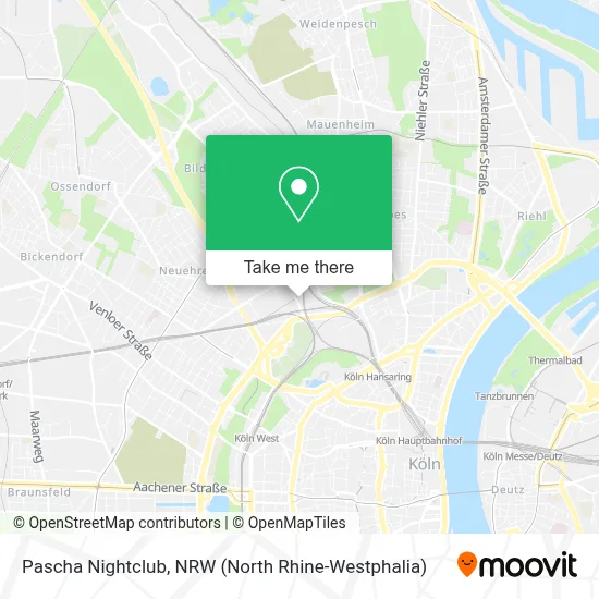 Pascha Nightclub map