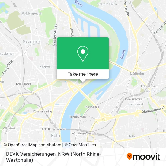 Карта DEVK Versicherungen