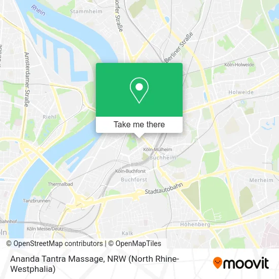 Ananda Tantra Massage map