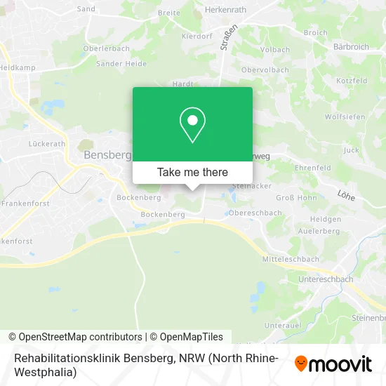 Карта Rehabilitationsklinik Bensberg