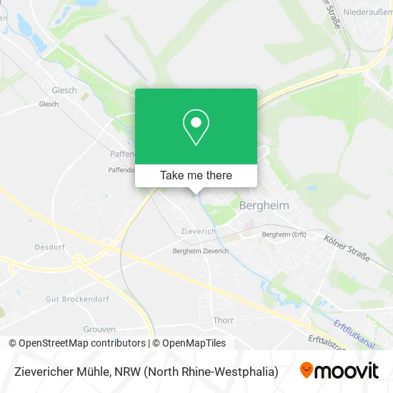 Карта Zievericher Mühle