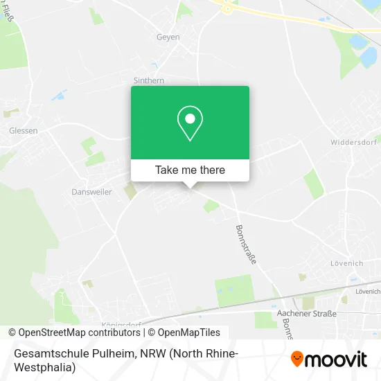 Карта Gesamtschule Pulheim