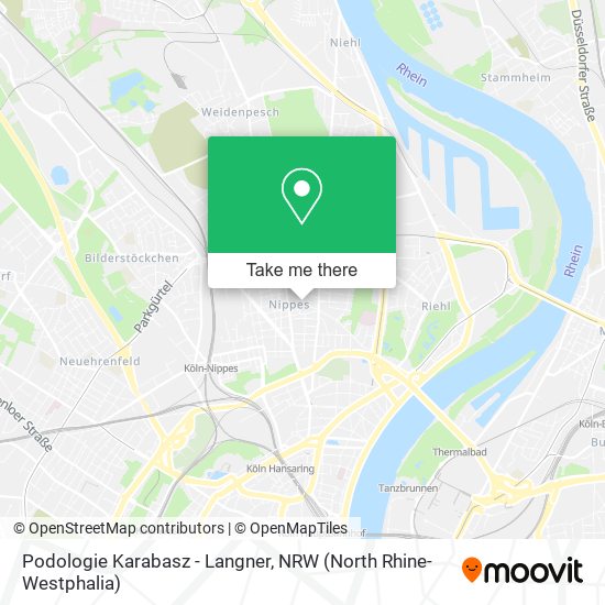 Podologie Karabasz - Langner map