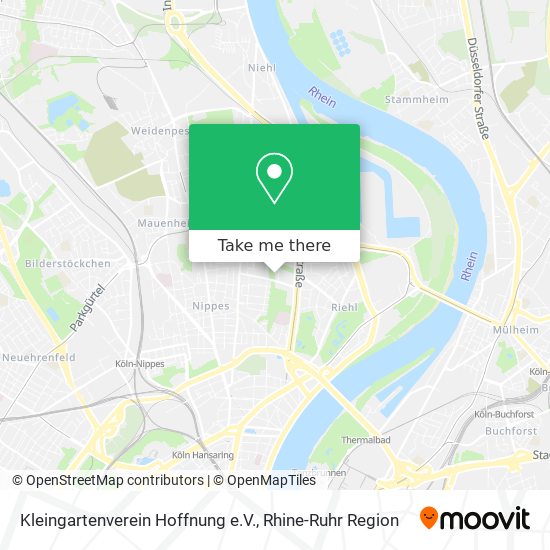 Kleingartenverein Hoffnung e.V. map