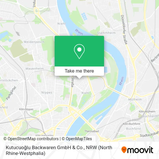 Карта Kutucuoğlu Backwaren GmbH & Co.