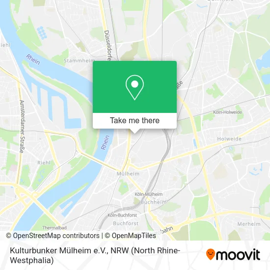 Карта Kulturbunker Mülheim e.V.