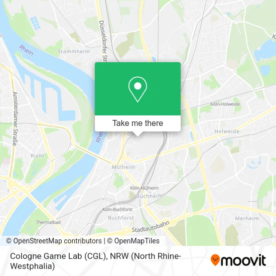 Карта Cologne Game Lab (CGL)