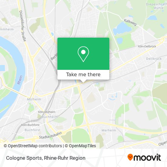 Cologne Sports map