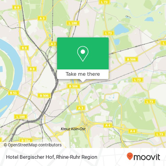 Hotel Bergischer Hof map