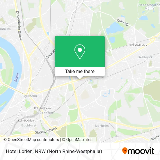 Hotel Lorien map