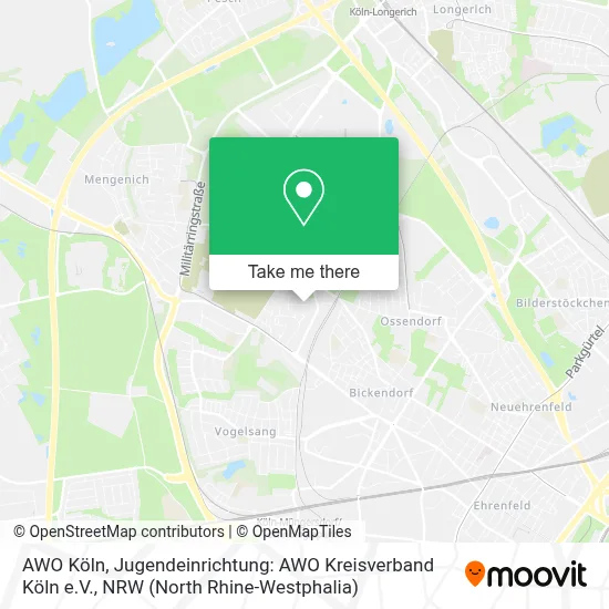 AWO Köln, Jugendeinrichtung: AWO Kreisverband Köln e.V. map