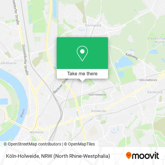 Карта Köln-Holweide