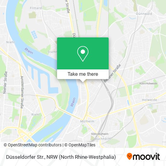 Карта Düsseldorfer Str.