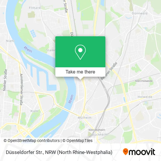 Карта Düsseldorfer Str.