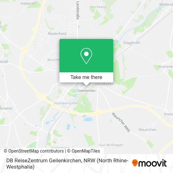 Карта DB ReiseZentrum Geilenkirchen