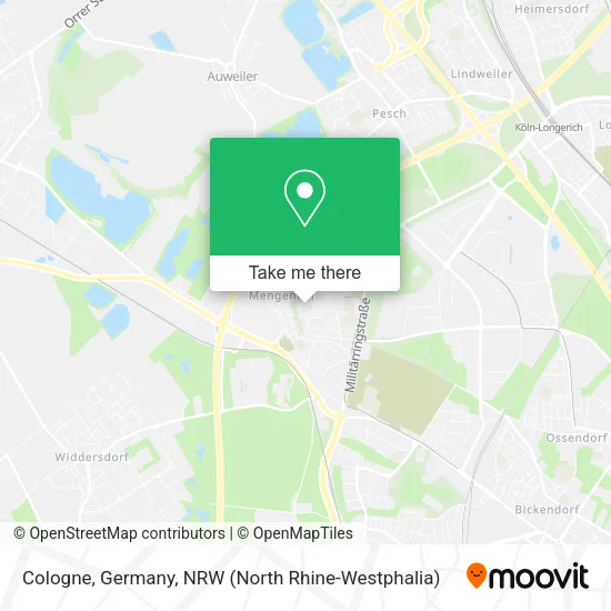 Карта Cologne, Germany