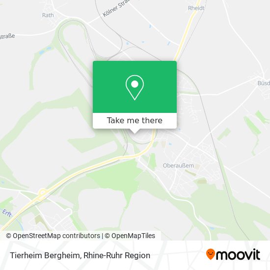 Tierheim Bergheim map