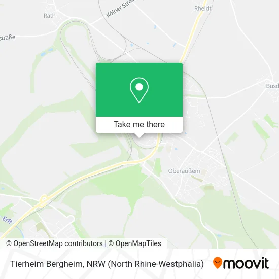 Карта Tierheim Bergheim