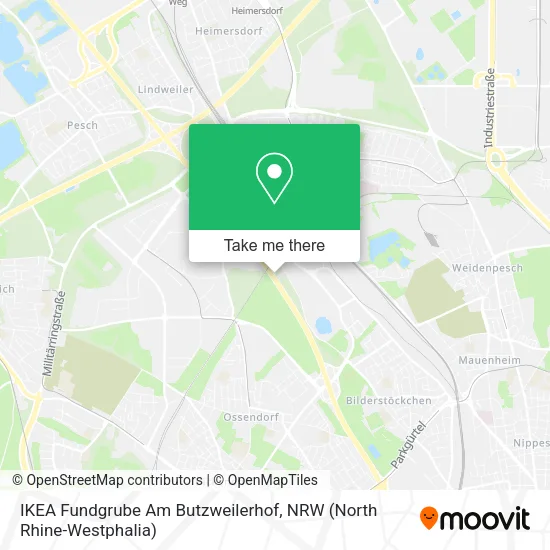 Карта IKEA Fundgrube Am Butzweilerhof