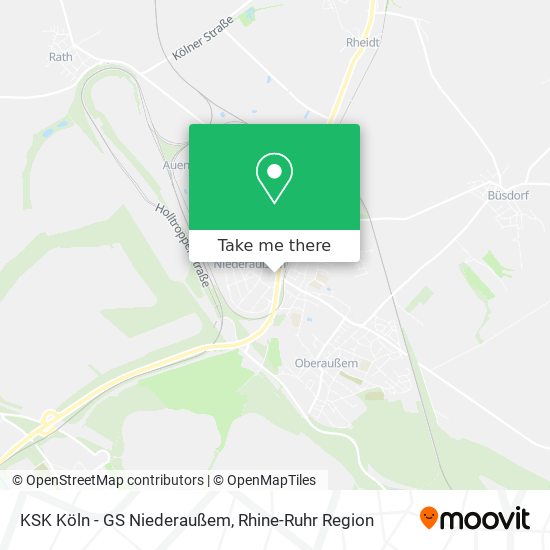 KSK Köln - GS Niederaußem map