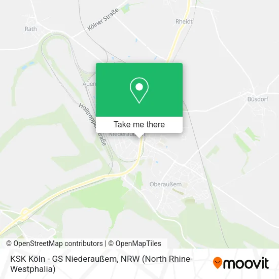 Карта KSK Köln - GS Niederaußem