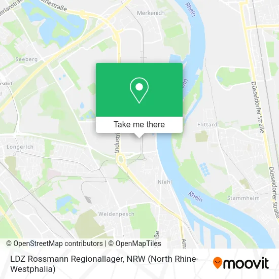 Карта LDZ Rossmann Regionallager