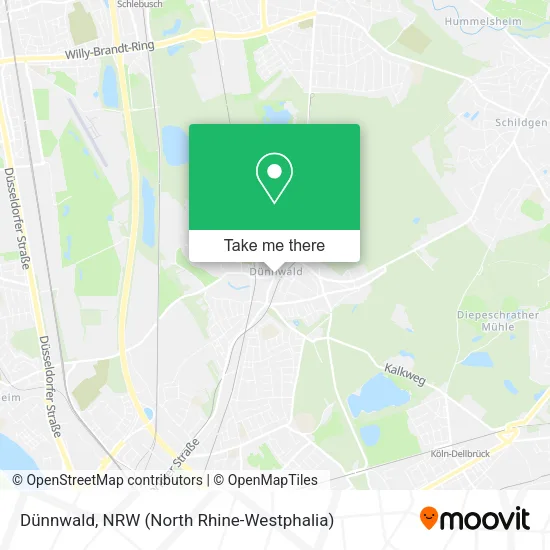 Карта Dünnwald