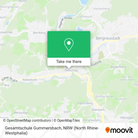 Карта Gesamtschule Gummersbach