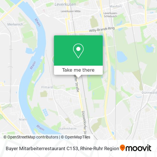 Bayer Mitarbeiterrestaurant C153 map