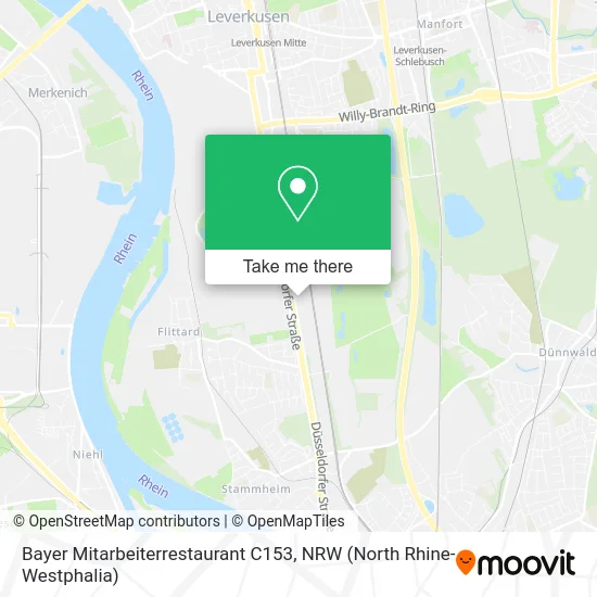 Bayer Mitarbeiterrestaurant C153 map