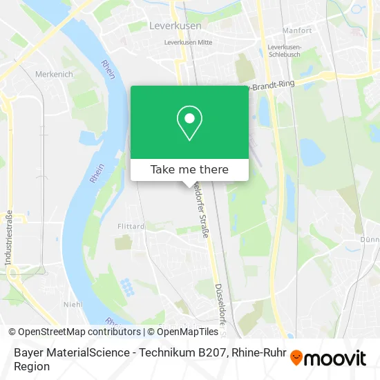 Карта Bayer MaterialScience - Technikum B207