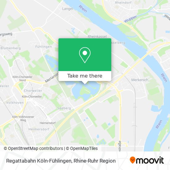 Regattabahn Köln-Fühlingen map