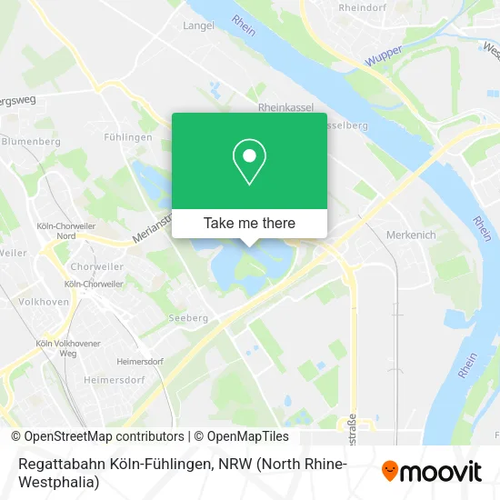 Regattabahn Köln-Fühlingen map