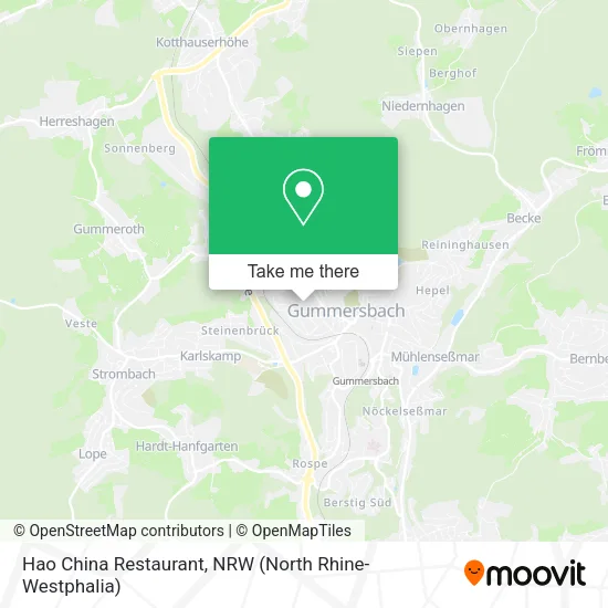 Карта Hao China Restaurant