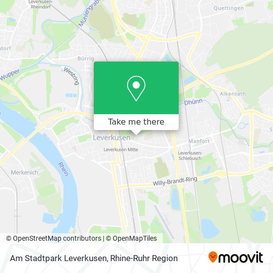 Am Stadtpark Leverkusen map