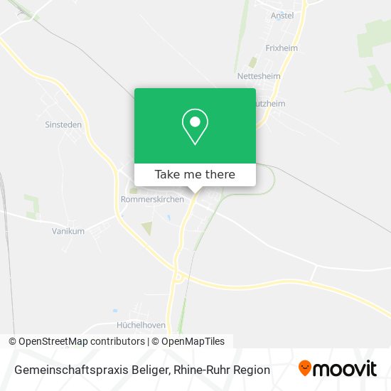 Gemeinschaftspraxis Beliger map