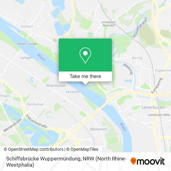 Schiffsbrücke Wuppermündung map