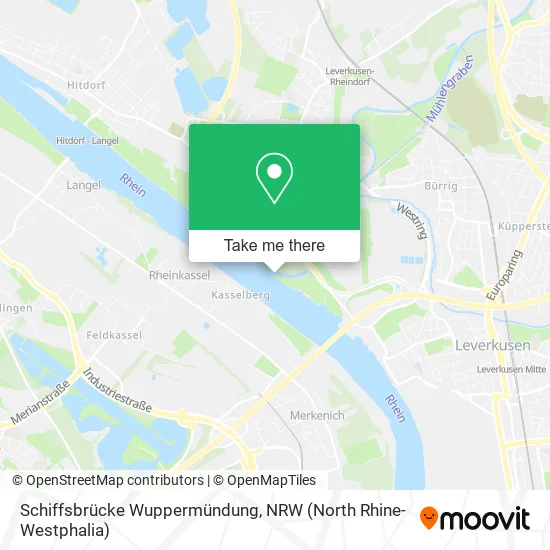 Карта Schiffsbrücke Wuppermündung