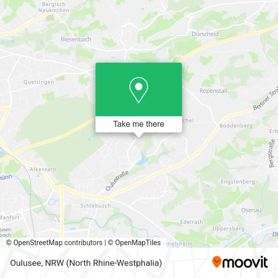 Oulusee map