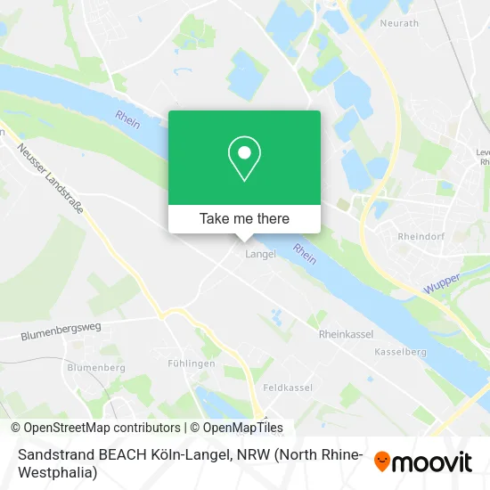 Карта Sandstrand BEACH Köln-Langel