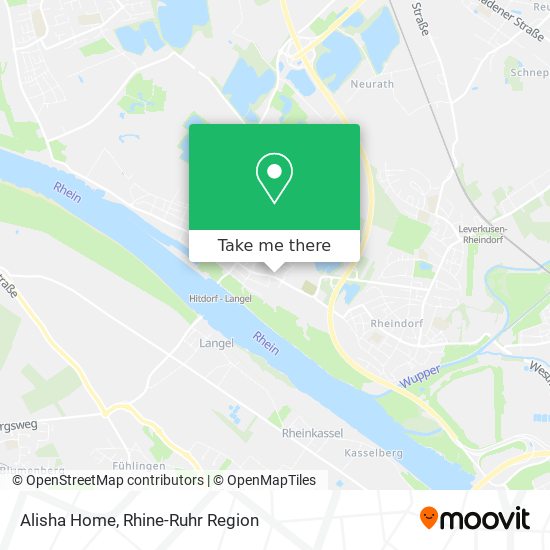 Alisha Home map