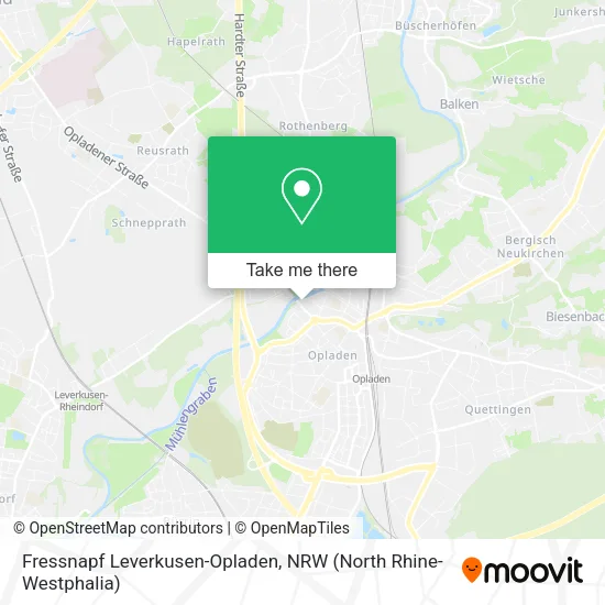 Карта Fressnapf Leverkusen-Opladen