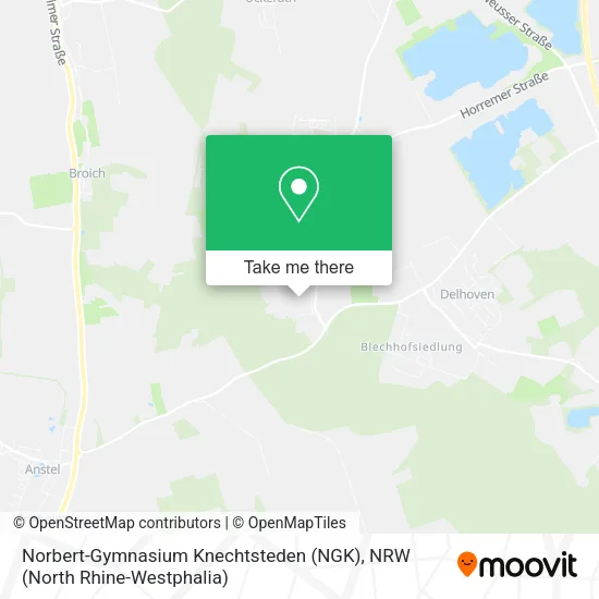 Карта Norbert-Gymnasium Knechtsteden (NGK)