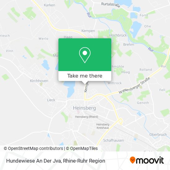 Hundewiese An Der Jva map