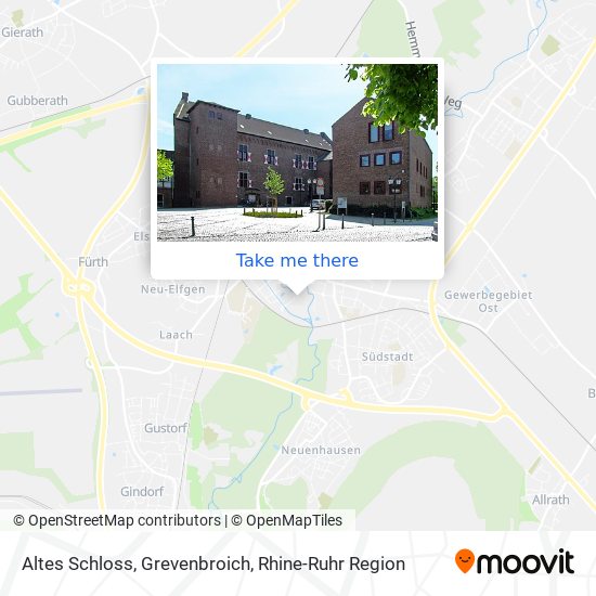 Altes Schloss, Grevenbroich map