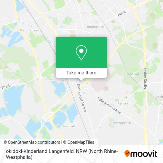 Карта okidoki-Kinderland Langenfeld