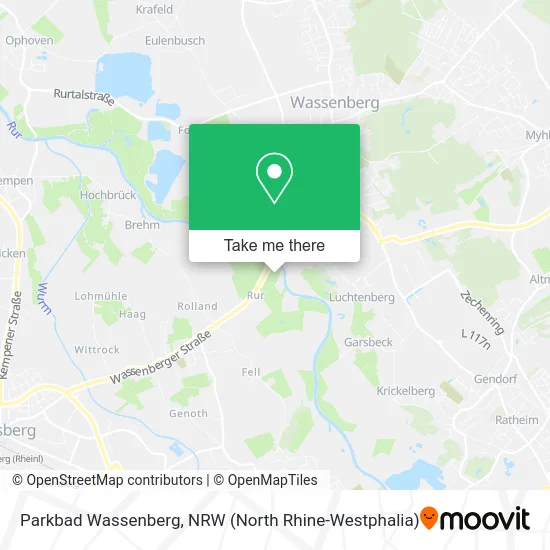 Карта Parkbad  Wassenberg