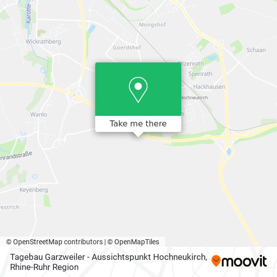 Tagebau Garzweiler - Aussichtspunkt Hochneukirch map